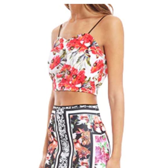 Clover Canyon Frederick Floral Crop Cami Size Medium - Picture 2 of 12